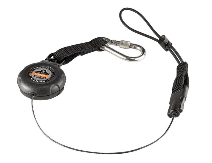 Ergodyne Squids 3001 Retractable Single Carabiner with Loop End - 2Lb, large image number 0
