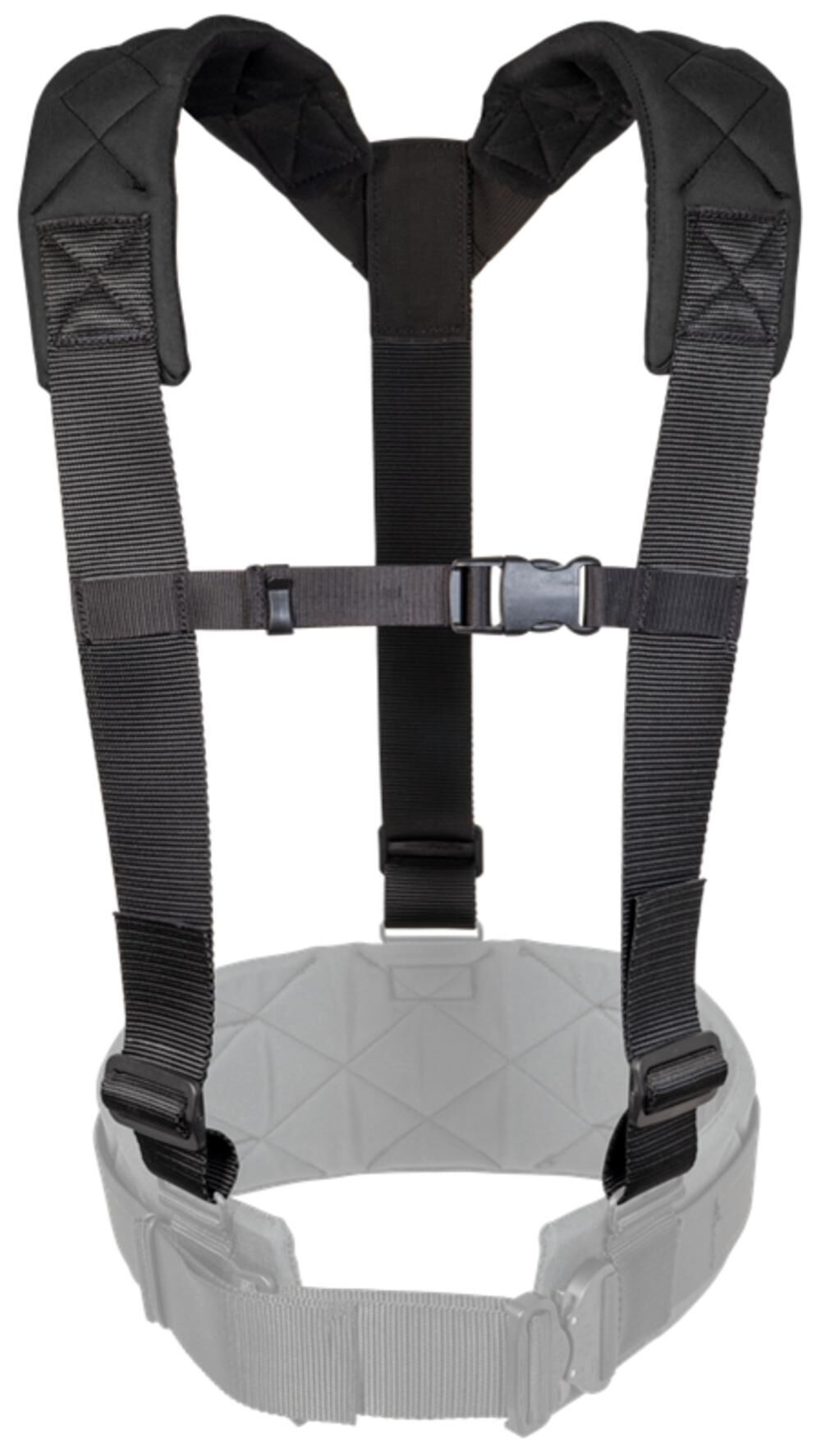 Badger Tool Belts 3 Point Comfort Suspenders, Black - 420030