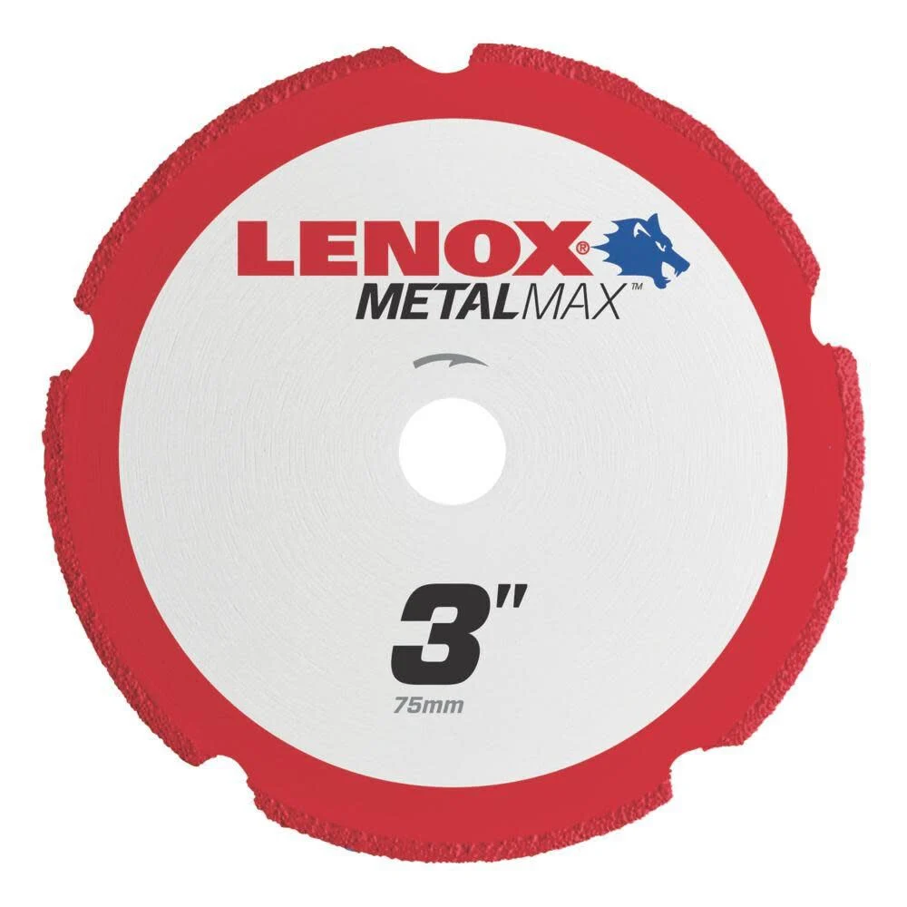 Lenox MetalMax 3 Inch Segmented Rim Diamond Cutting Wheel for Metal, large image number 1