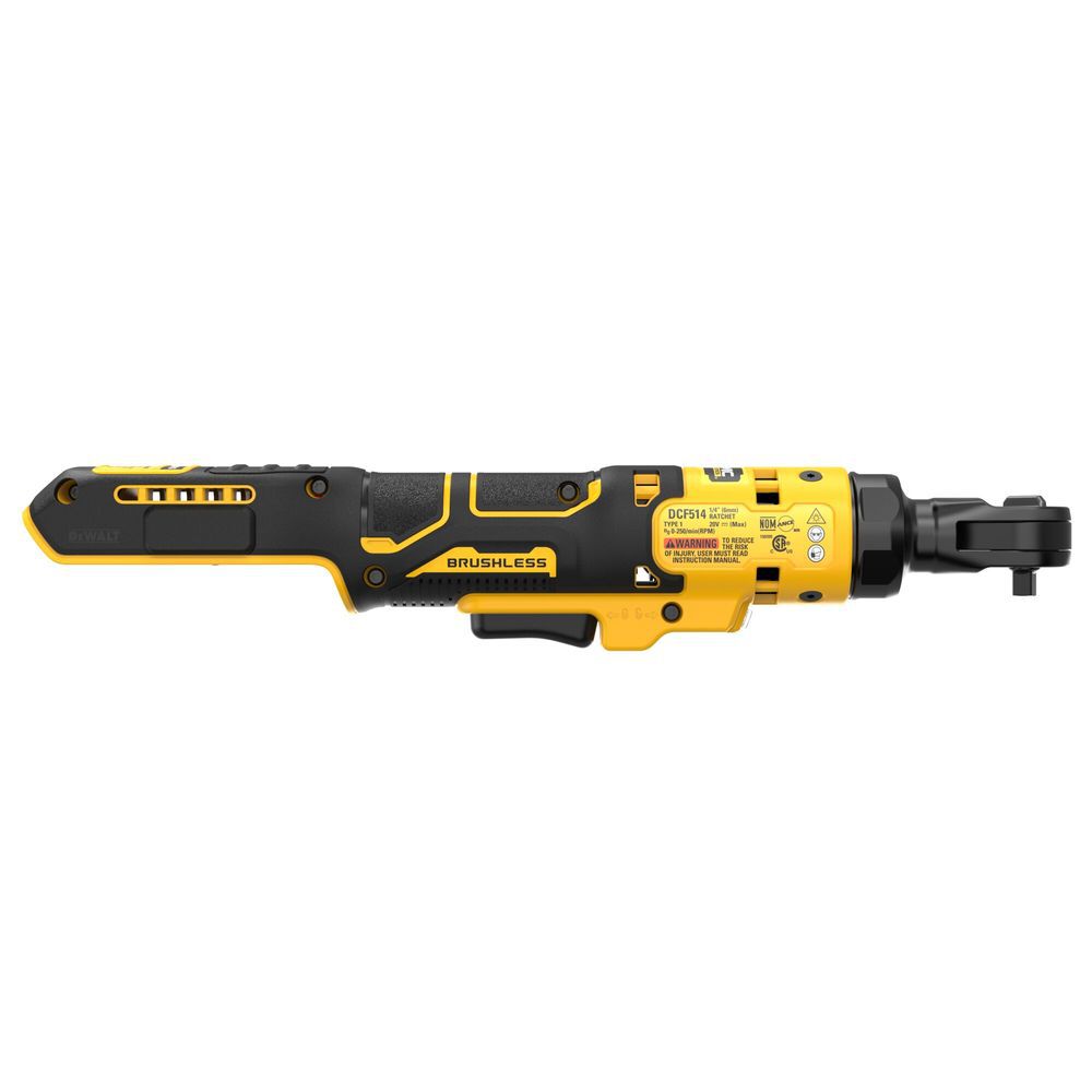 DEWALT Promotional ATOMIC 20V MAX Brushless 1/4 Inch Ratchet (Bare Tool), large image number 4