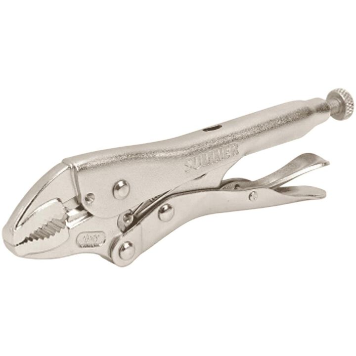 Sumner CLP5W Curved Locking Pliers with Cutter 5in
