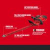 CRAFTSMAN 4 Amp 24 Inch Corded Hedge Trimmer with Power Saw, small image number 2