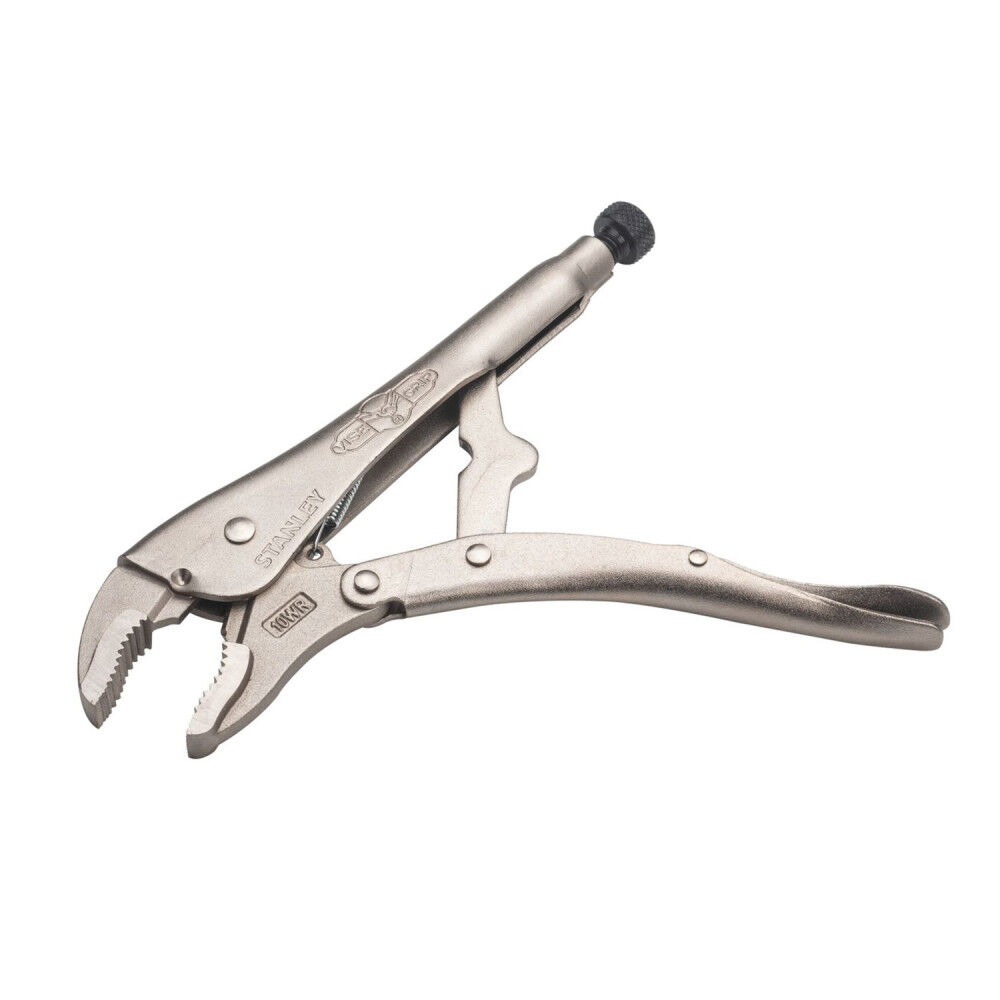 Stanley 10 Inch Curved Jaw Locking Pliers, large image number 2