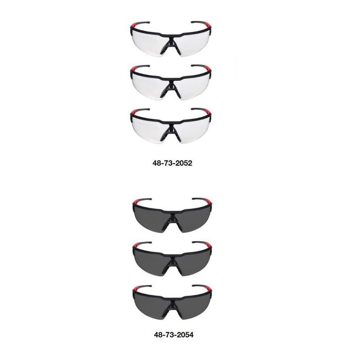 Milwaukee Clear and Tinted Anti-Scratch Safety Glass - 6 Pack Bundle, large image number 1