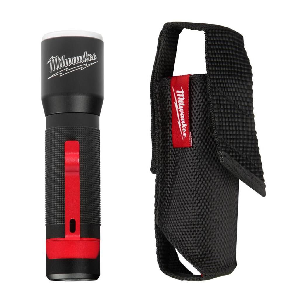 Milwaukee 325-Lumen LED Focusing Flashlight with Holster – 2107S