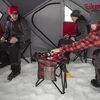 Eskimo X-Large Folding Ice Fishing Stool/Table with 600 Denier Fabric Plaid Pattern, small image number 2