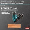Makita 18V LXT Lithium-Ion Brushless Cordless 30 Degree Clipped Head 3-1/2 Inch Framing Nailer 4 Ah Kit, small image number 5