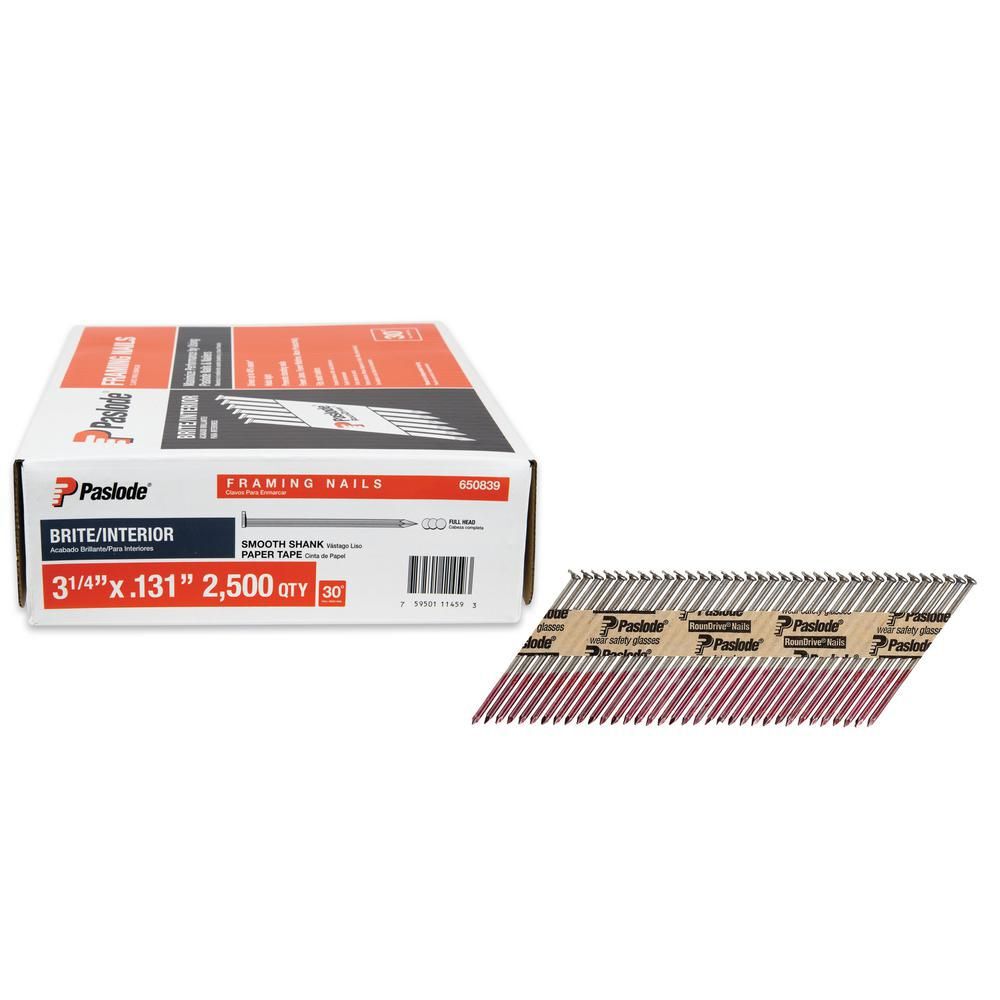 Paslode 3-1/4in X .131 ROUNDRIVE 30 Framing Nails, large image number 1