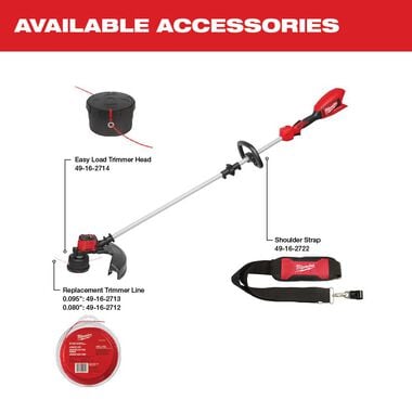 Milwaukee M18 Brushless String Trimmer (Bare Tool), large image number 9