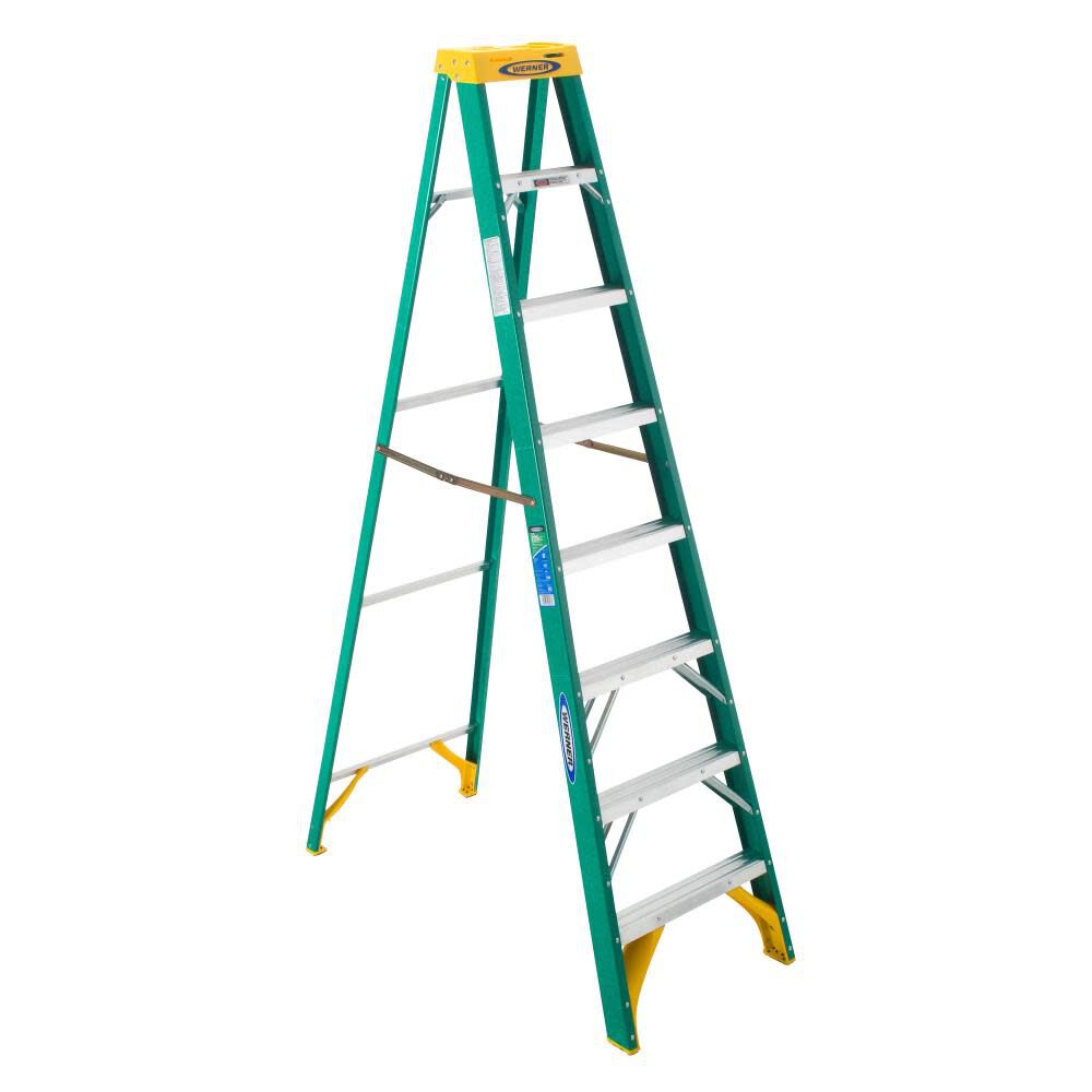 Werner 8 Ft. Type II Fiberglass Step Ladder - 5908