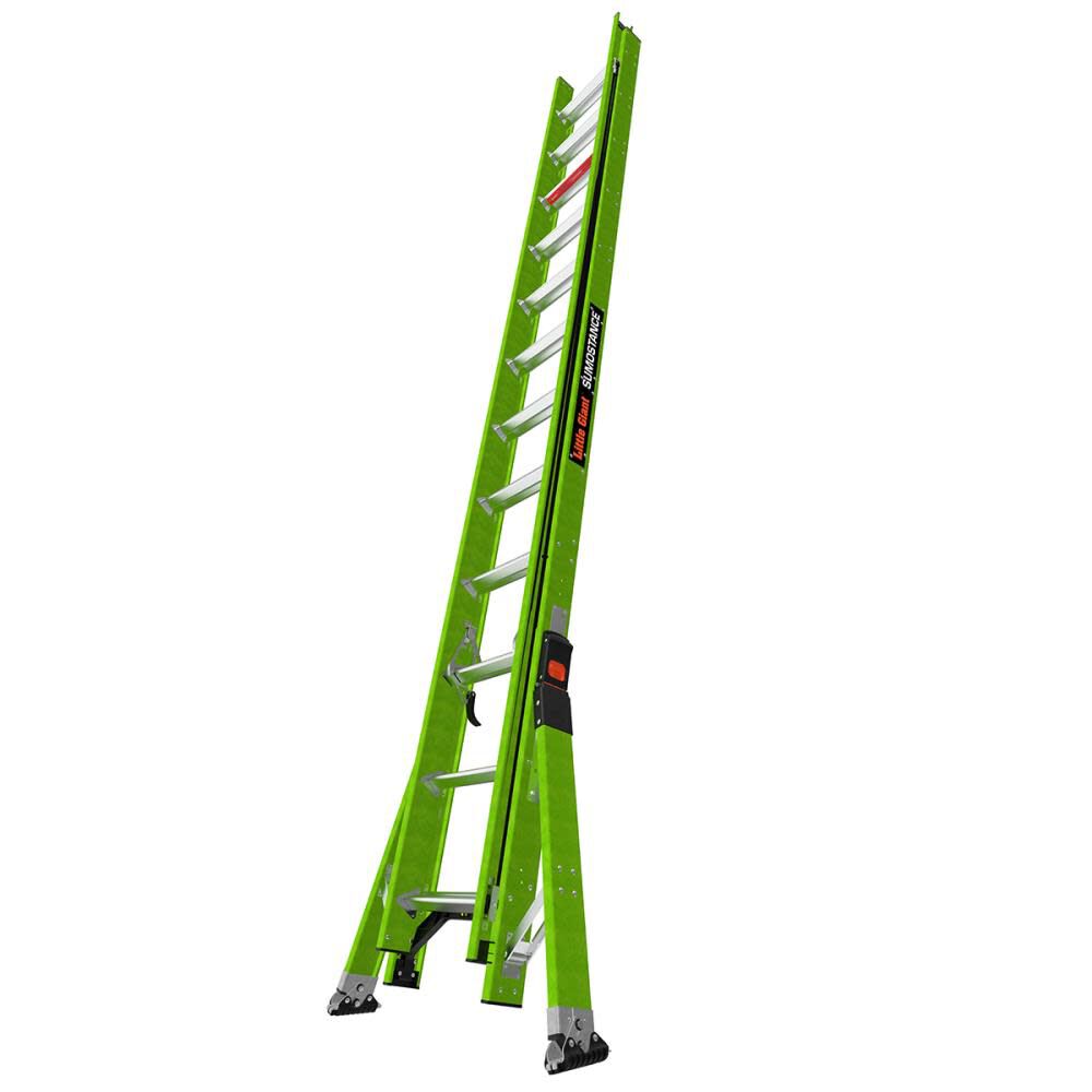 Little Giant Safety HyperLite SumoStance Type IA Fiberglass Extension Ladder, large image number 1