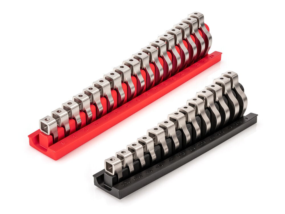 Tekton 3/8 Inch Drive Crowfoot Wrench Set, 30 Pieces (5/16-1 Inch, 8-24 mm), large image number 1