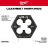 Milwaukee 9/16 in -18 NF 1-7/16 in  Hex Threading Die, small image number 5