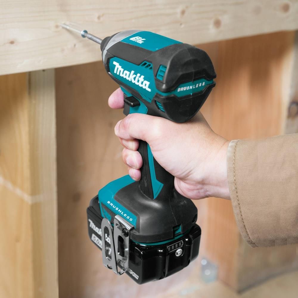 Makita 18V LXT Lithium-Ion Brushless Cordless Impact Driver Kit (5.0Ah), large image number 7