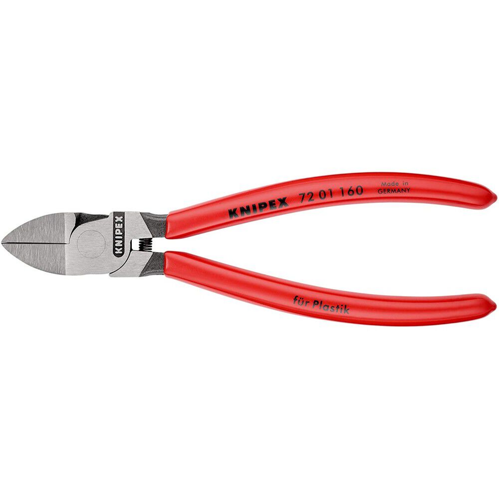 Knipex Diagonal Cutter for Plastics Coated Handle 160mm, large image number 3