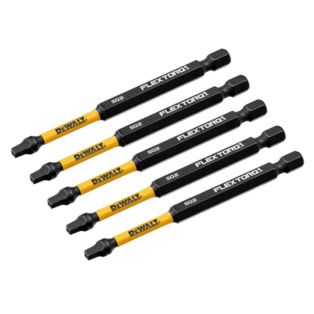 DEWALT 3.5In Square #2 Flextorq 5 Pack, large image number 3