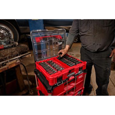 Milwaukee SHOCKWAVE Impact Duty Socket 3/8 Dr 36pc SAE/MM PACKOUT Set, large image number 10