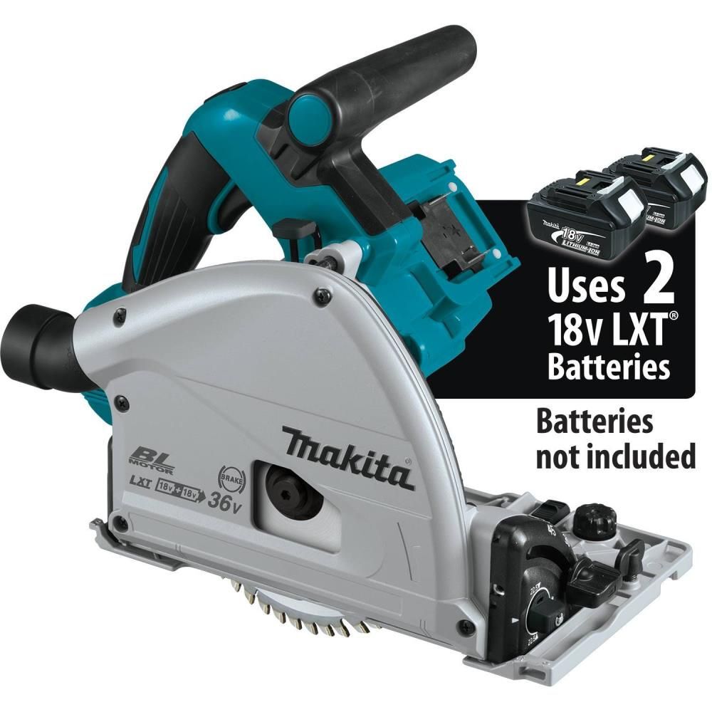 Makita Promotional 18V X2 (36V) LXT 6 1/2in Plunge Circular Saw with AWS (Bare Tool), large image number 1