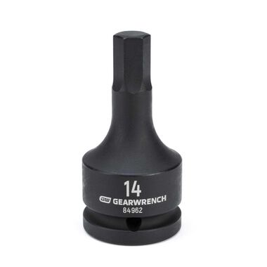 GEARWRENCH 3/4 in Drive 14mm Hex Bit Impact Socket