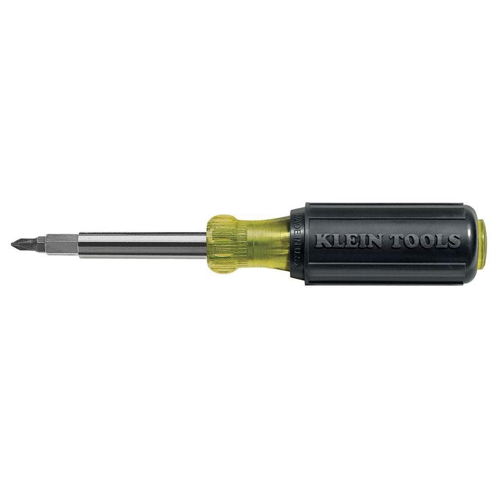 Klein Tools Multi-Bit Screwdriver/Nut Driver, 10-in-1, Phillips, Slotted Bits - 32477