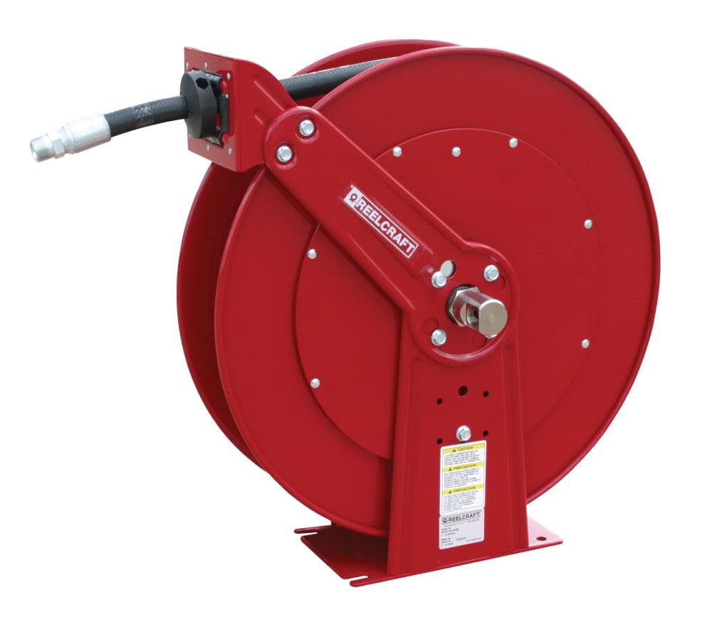 Reelcraft Hose Reel with Hose Steel Series 80000 1/2in x 75', large image number 1