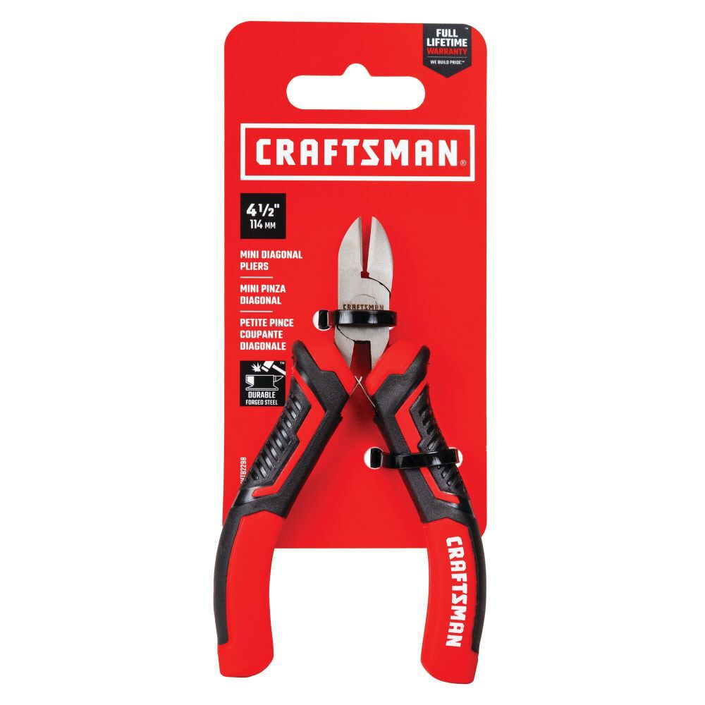 CRAFTSMAN 4-1/2-in Mini Diagonal Pliers, large image number 5