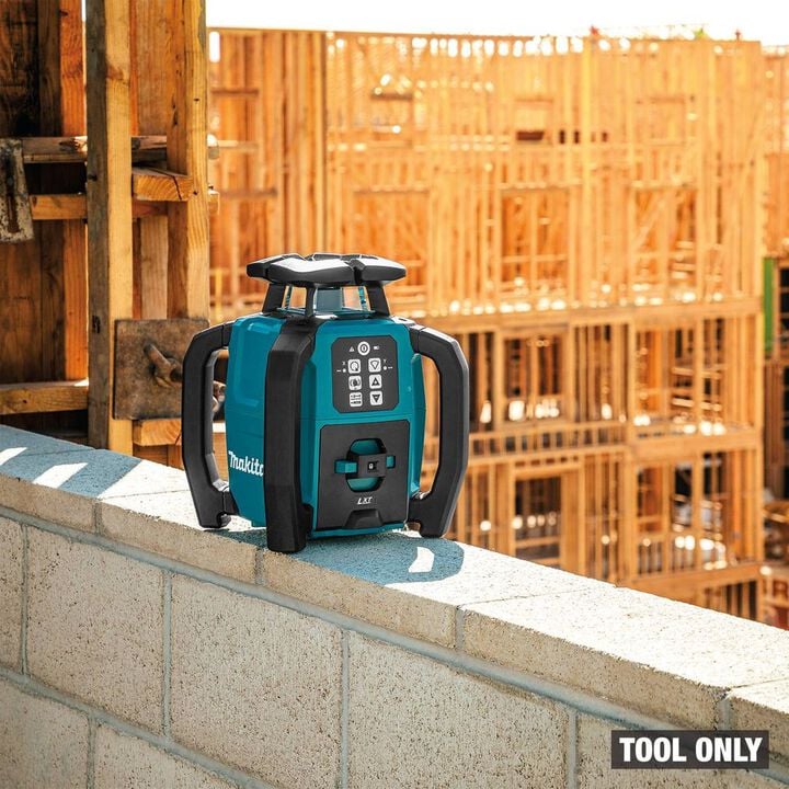 Makita 18V LXT Lithium-Ion Green Exterior Dual Slope 360 Degree Rotary Laser with Case (Bare Tool), large image number 3
