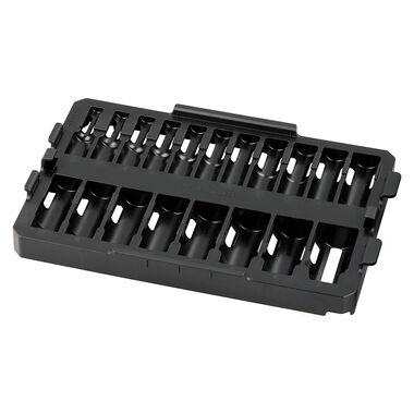 Milwaukee SHOCKWAVE Impact Duty Socket 3/8 Dr 19pc Tray Only