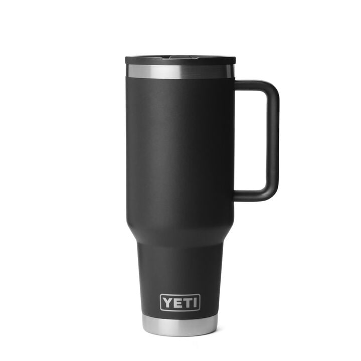 YETI Rambler 40 Oz Travel Straw Mug, Black