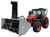 Kubota M8-201 Row Crop Tractor with Front Mount Snowblower Used 2019, small image number 1
