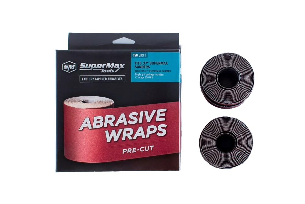 Supermax Tools 180 Grit Pre Cut Abrasives for 37 In. Sander-2-Pack Box, large image number 1