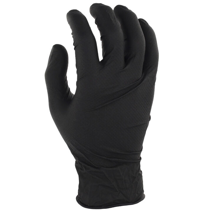 Protective Industrial Products Grippaz Black Nitrile Extended Gloves 2X, large image number 1