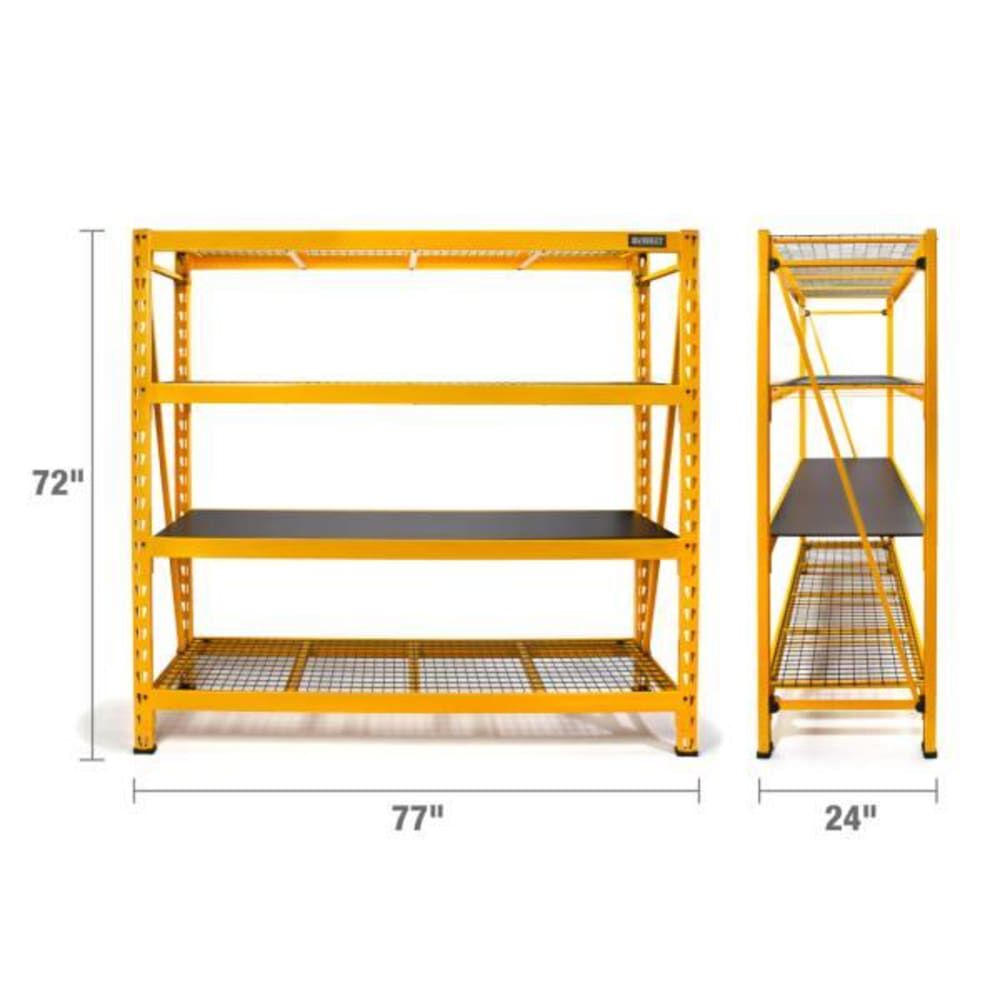 DEWALT DXST10000 6 Ft 4-Shelf Industrial Storage Rack, large image number 6