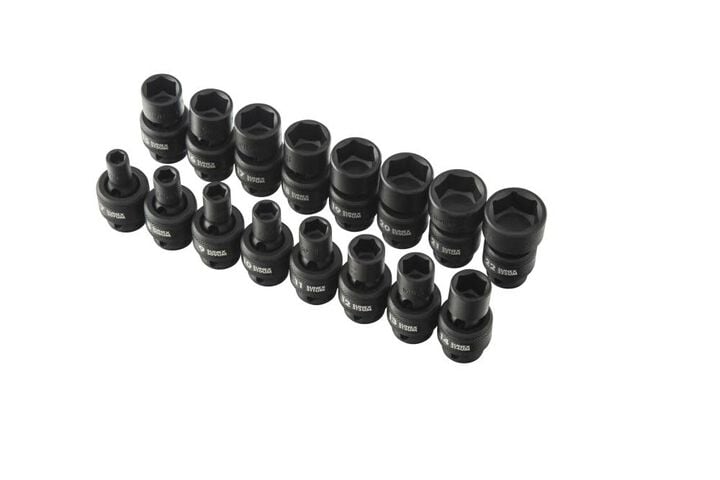 Sunex 51 pc. 3/8 In. Drive Metric Impact Socket Set, large image number 6