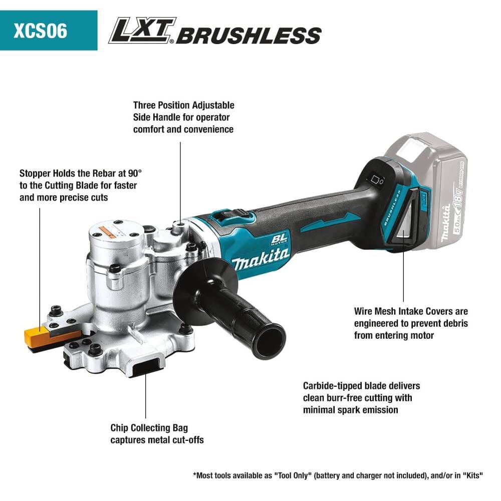 Makita 18V LXT Lithium-Ion Brushless Cordless Steel Rod Flush-Cutter (Bare Tool), large image number 17