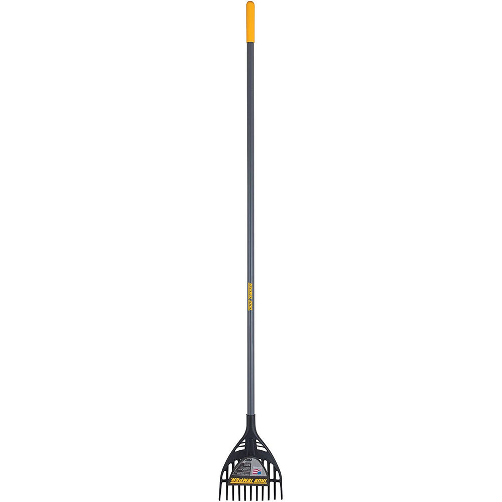 True Temper 8 In. Poly Head 11-Tine Shrub Rake with 60 In. Steel Handle, large image number 2