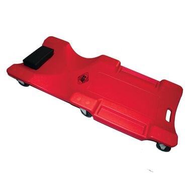 American Forge Garage Creeper with Head Rest Storage Trays
