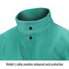 Black Stallion Welding Jacket 9oz Green FR Cotton XL, small image number 2