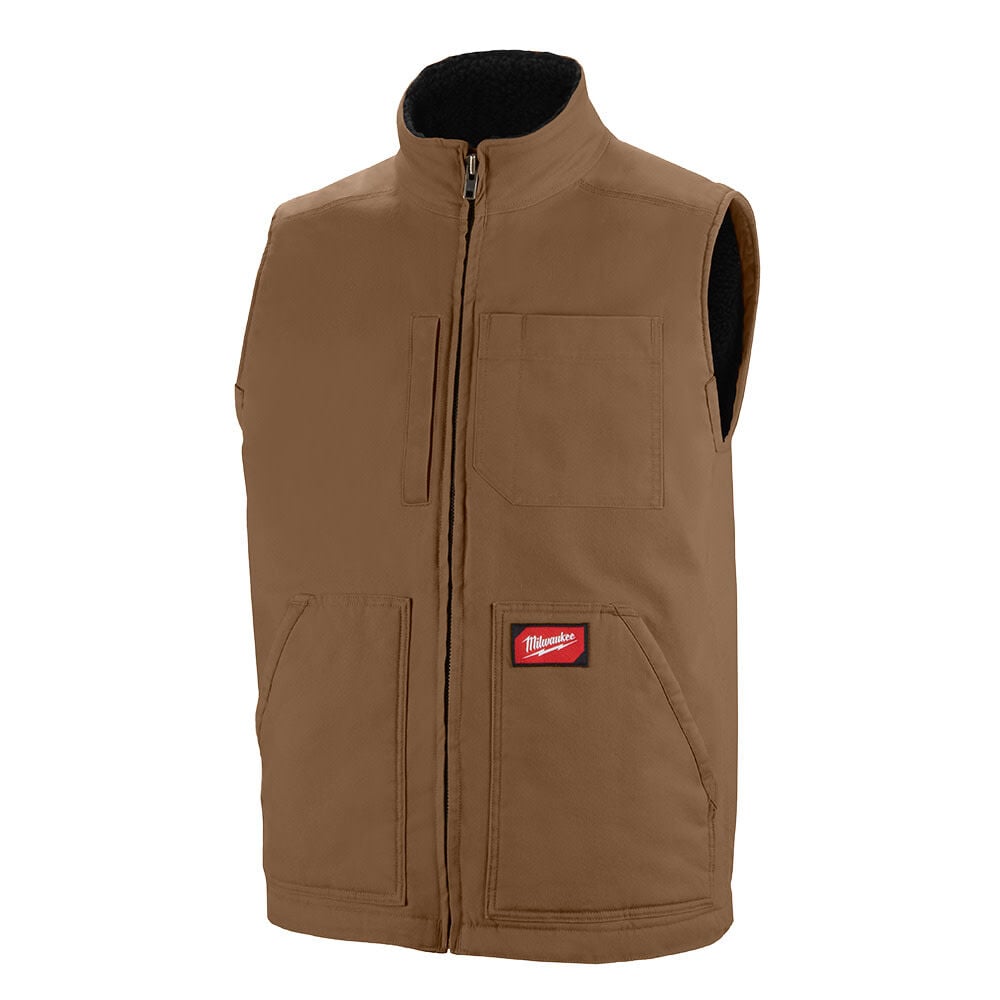 Milwaukee Heavy Duty Sherpa Lined Vest, large image number 1