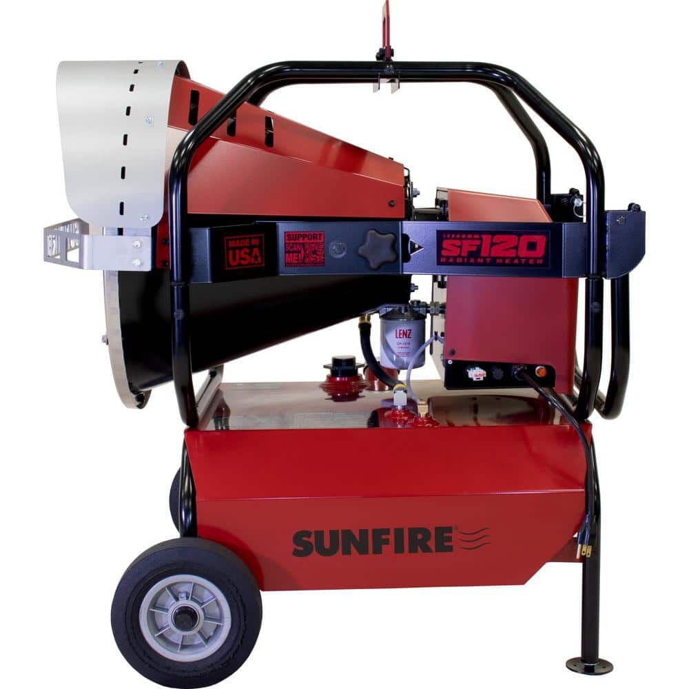 Sunfire SF120 120,000 Btu 2800 Square-Foot Area Diesel/Kerosene Radiant Heater, large image number 8