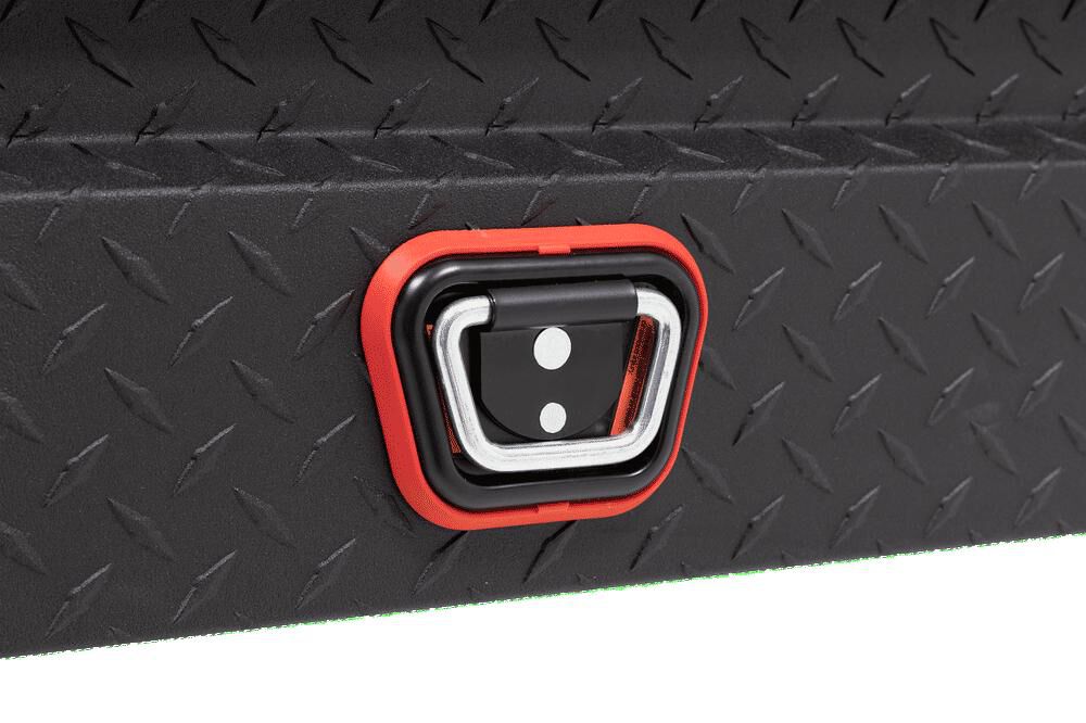 Weather Guard Saddle Truck Tool Box Aluminum Low Profile Textured Matte Black, large image number 8