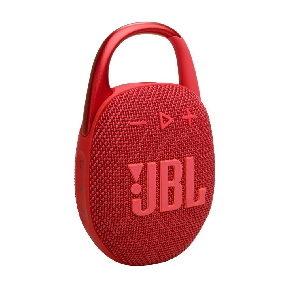 JBL Clip 5 Waterproof Bluetooth Speaker, Red – JBLCLIP5REDAM