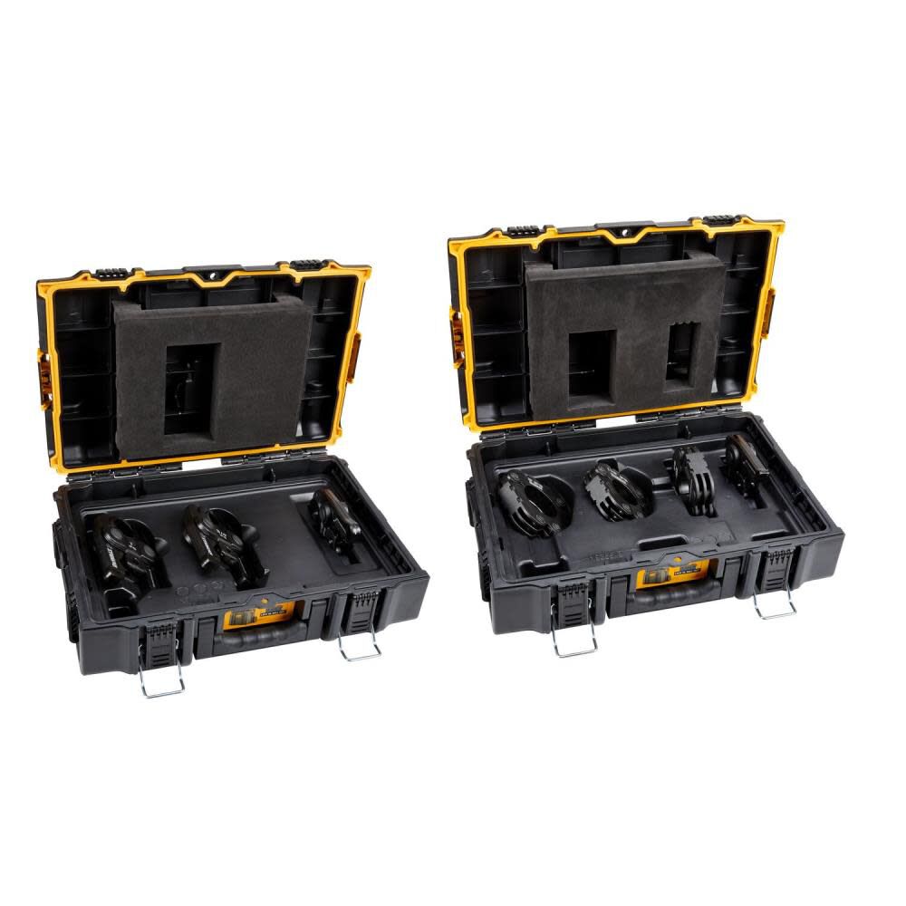 DEWALT 1/2in to 2in Standard IPS Press Jaws & Rings with Toughsystem 2.0 Tool Boxes, large image number 2