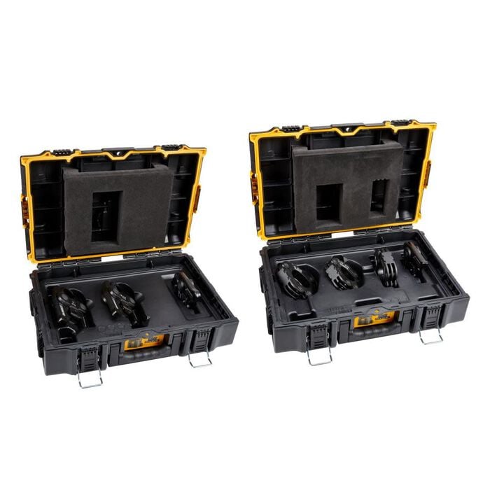 DEWALT 1/2in to 2in Standard IPS Press Jaws & Rings with Toughsystem 2.0 Tool Boxes, large image number 1