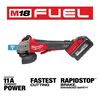 Milwaukee M18 FUEL 4 1/2inch / 5inch Braking Grinder Paddle Switch No Lock Kit, small