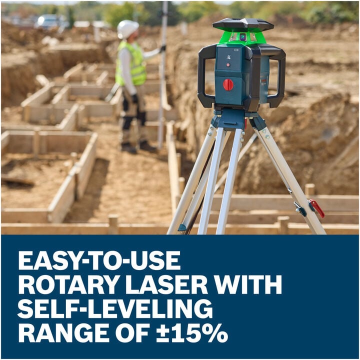Bosch 18V Horizontal Rotary Laser Kit, large image number 2