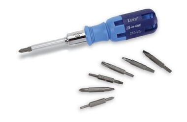 Lutz 15-In-One Ratchet Screwdriver with Imprint