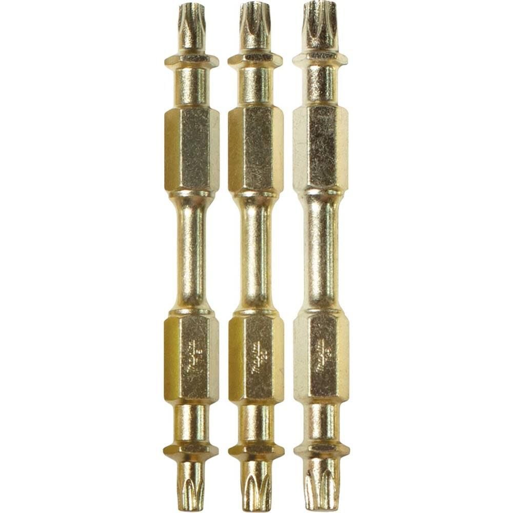 Makita Impact Gold (2-1/2 In.) Torx Double-Ended Power Bit Set (3