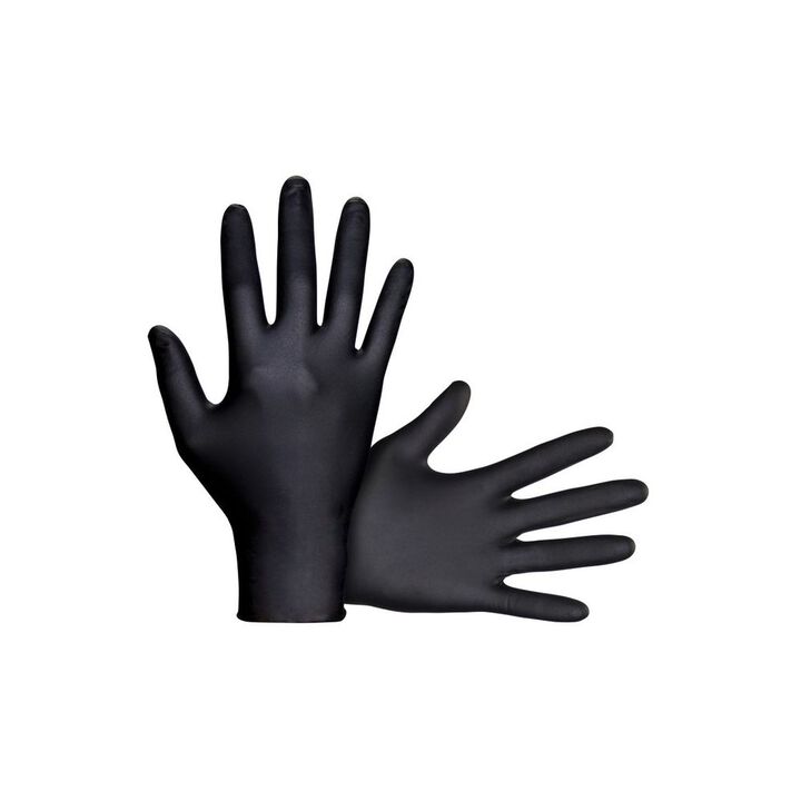 SAS Safety Raven Nitrile Gloves Disposable Powder-Free 100 pc - Large - 66518
