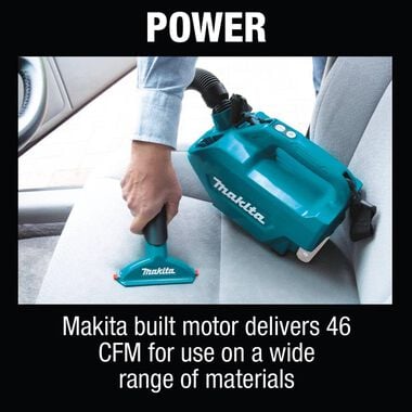 Makita 12V Max CXT Lithium-Ion Cordless Vacuum (Bare Tool), large image number 12